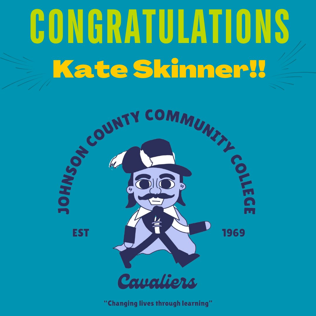The 2024 T-shirt Design Winner is..... KATE SKINNER! Congratulations, Kate! We can't wait to see this on a shirt! A giant thank you to all of the incredibly talented JCCC students who participated -this is truly one of our favorite events at the bookstore!
