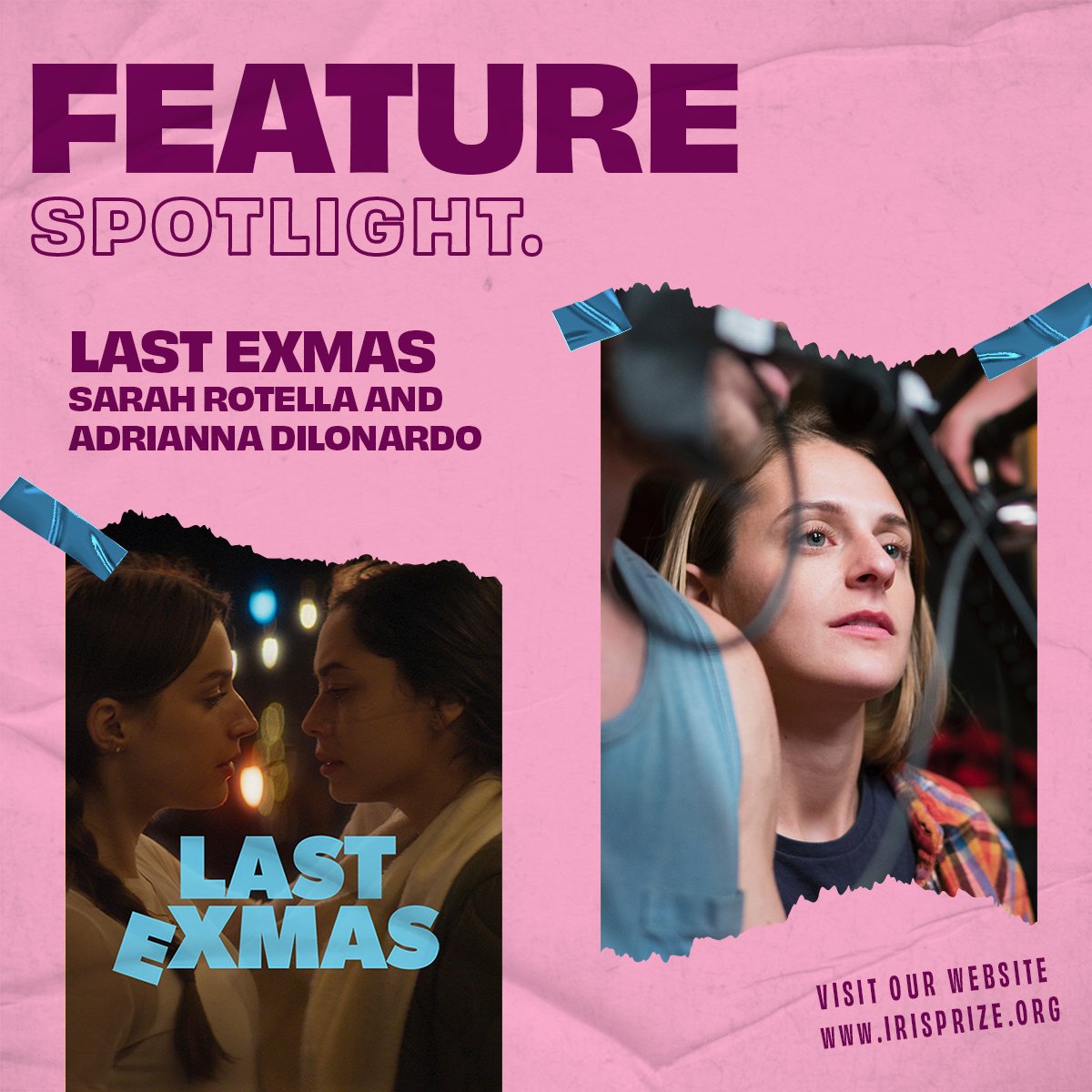 1 week until my feature #LastExMas has it's world premiere at Iris Prize 🇬🇧🏴󠁧󠁢󠁷󠁬󠁳󠁿 I will be there along with <a href="/agedilonardo/">Adrianna DiLonardo</a> for a Q&amp;A! Grab tickets 👉 bit.ly/LastExMasIris