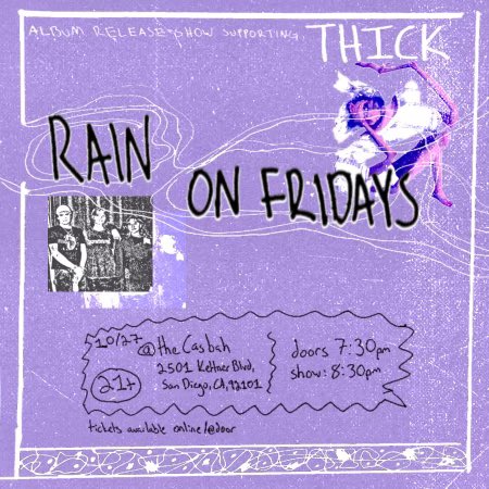 rainonfridays's tweet photo. flyers for upcoming shows! https://t.co/IRaBezNVZt