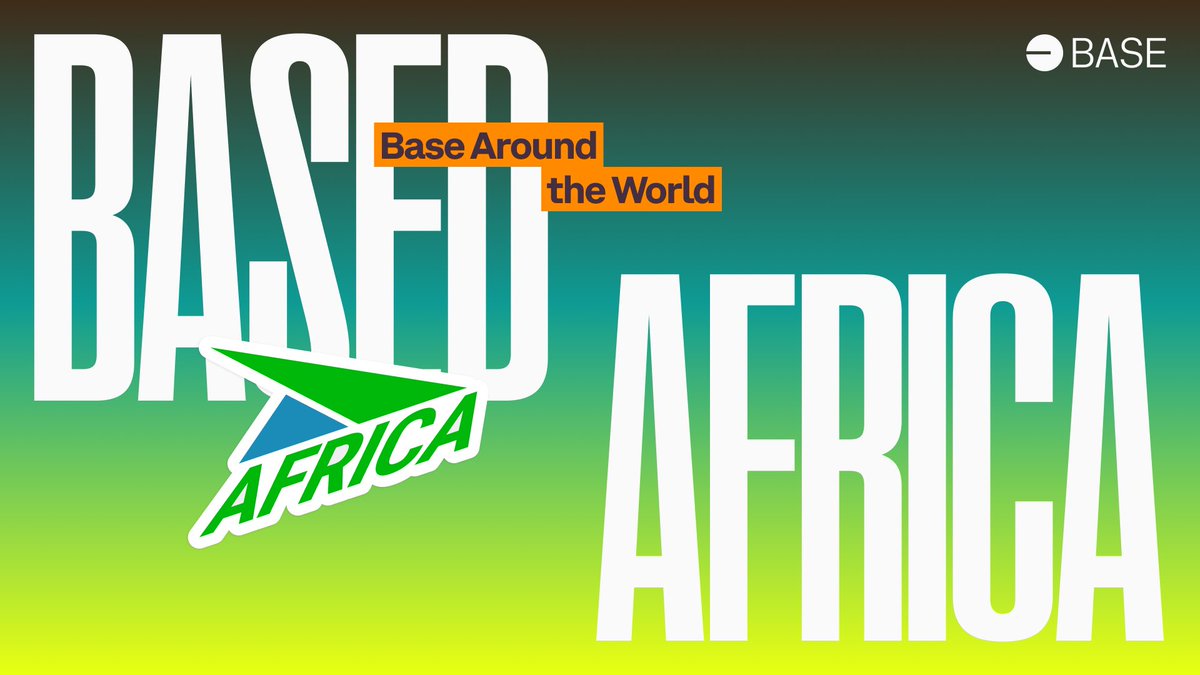 Excited to announce that we’ve collaborated with <a href="/ETHCapeTown/">ETHCapeTown</a> for its members to participate in the Based Africa Buildathon.

We’ll be hosting a Hack Day for all builders in South Africa.

Technical and nontechnical builders can join to win from a prize pool of R1,047,835

RSVP👇🏽