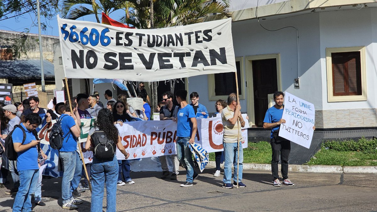 66.606 estudiantes de la UNNE. 66.606 motivos para bancar la Universidad Pública #MarchaaUniversitaria