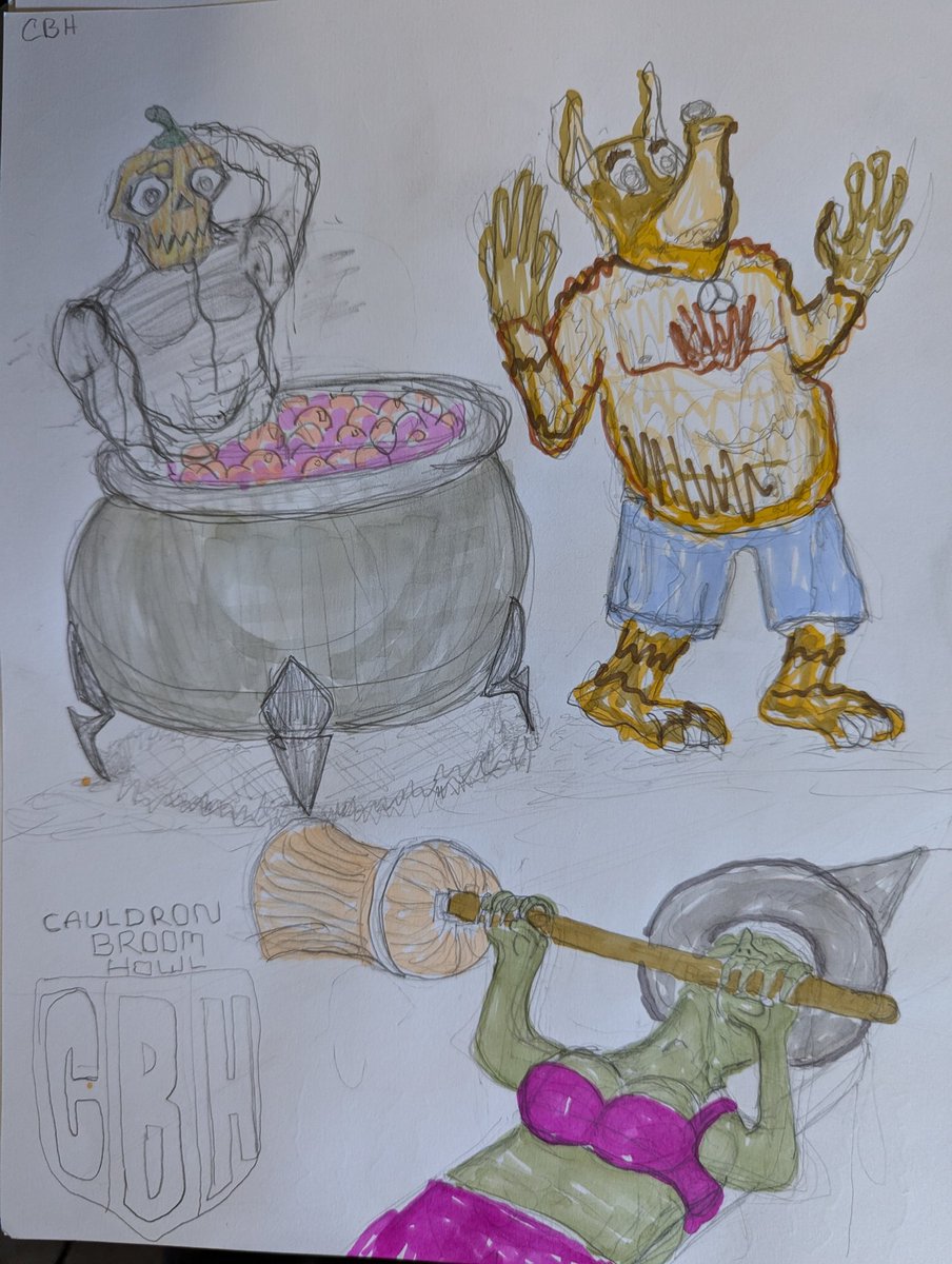 Cauldron 
Broom
Howl