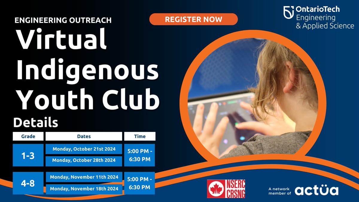 OT_Outreach's tweet photo. 🌟 Indigenous youth, join the InSTEM Virtual Club! Explore STEM with Indigenous mentors, connect with your community, and grow. 

Register now: https://t.co/oNRtWqiRbi 🌿✨ 

#InSTEM #IndigenousSTEM #YouthEmpowerment #STEMEducation #FutureLeaders #TraditionalKnowledge https://t.co/tAKPyCy05o