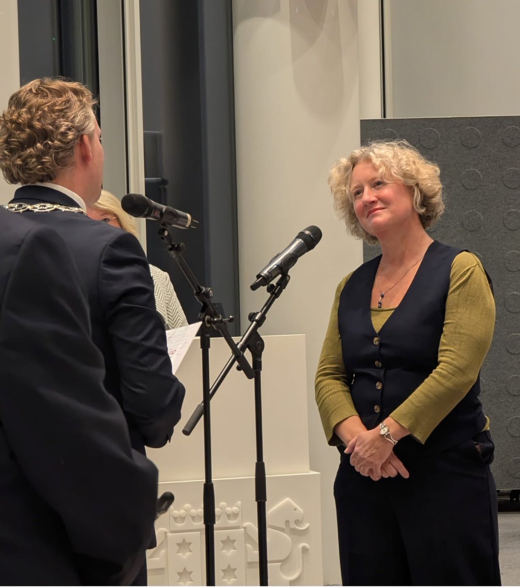 Met de raadsbenoeming van <a href="/JudithSargentin/">Judith Sargentini</a> tot wethouder is ons college weer compleet. Alle goeds Judith in onze mooie stad en regio!