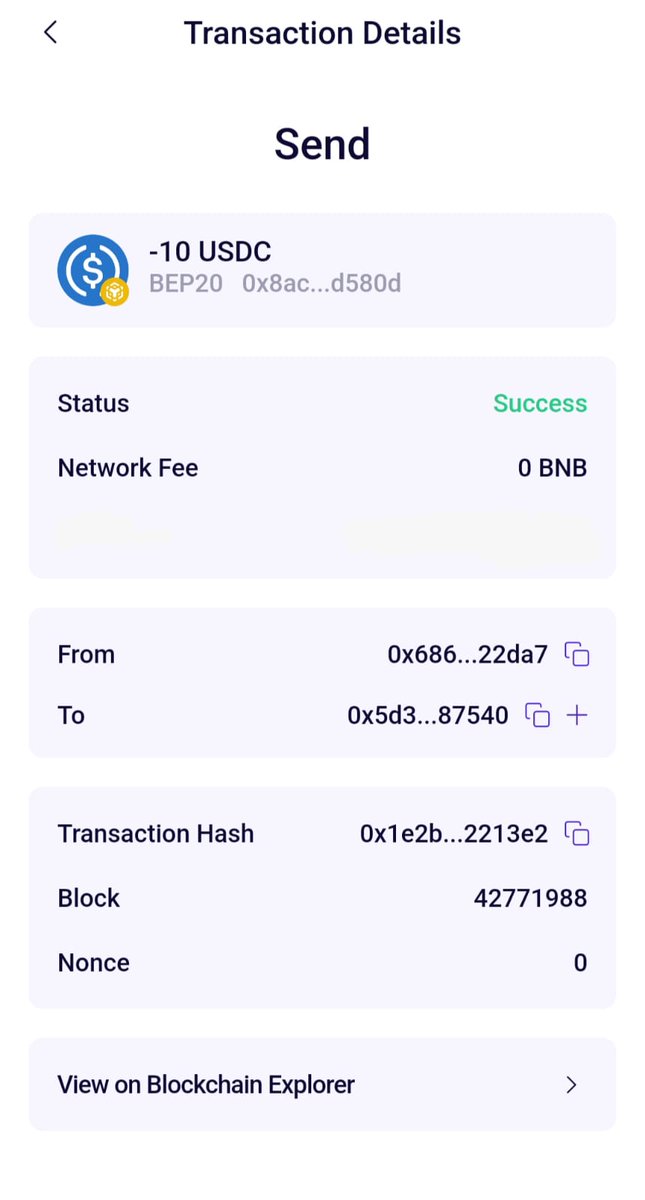anandgupta8's tweet photo. #GasFreeStablesOnBNB
It's amazing to save gas money while transferring the crypto assets.
Thanks for organizing this event dear team @BNBCHAIN and others 👏❤️ https://t.co/DfsoQuoKMB