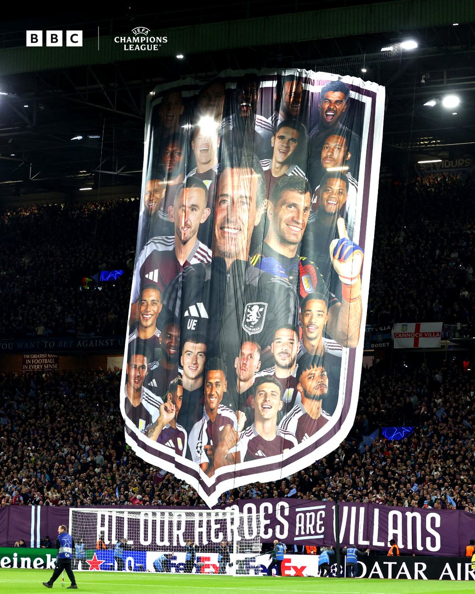 10/10 tifo, Aston Villa 👏👏

#UCL