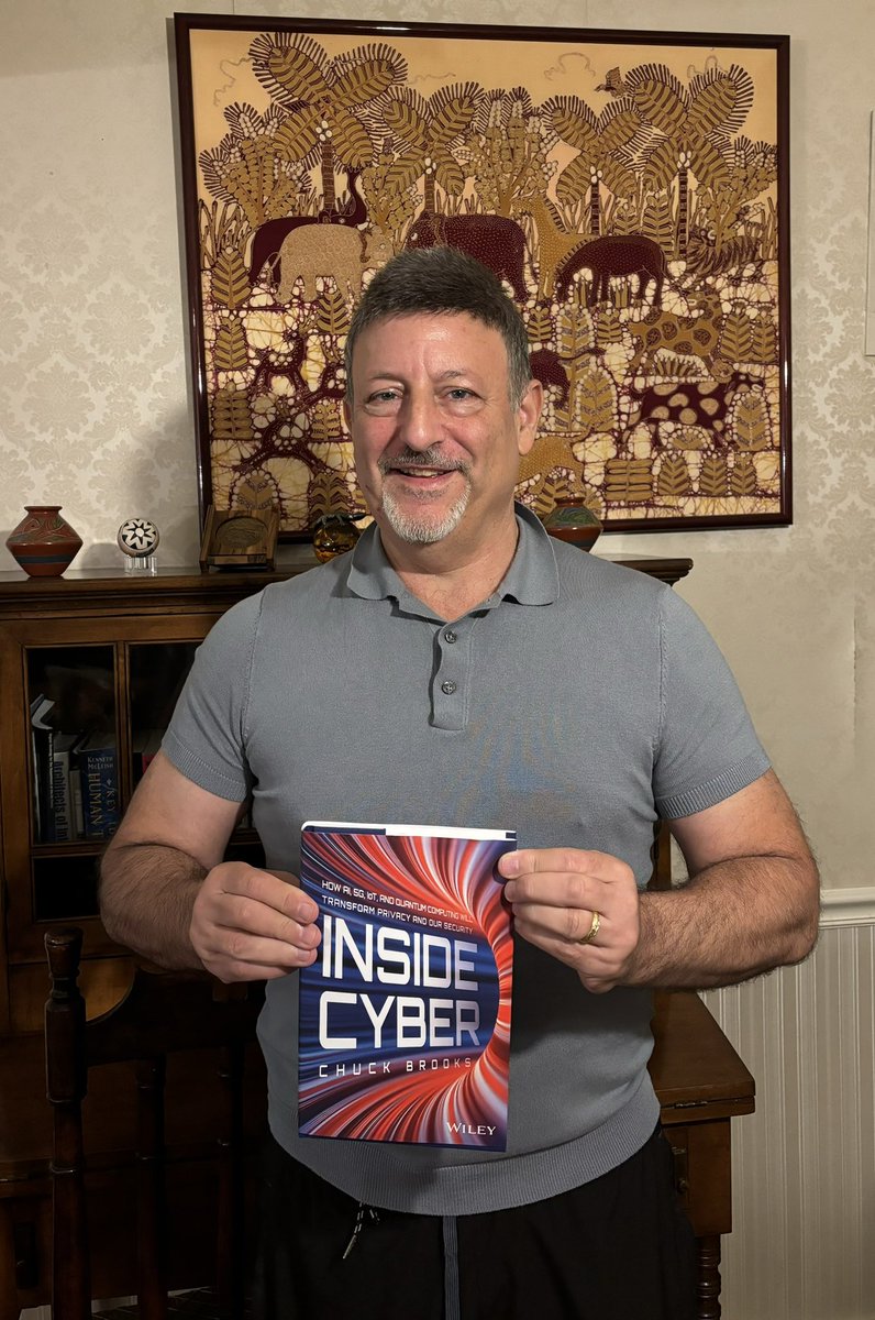 ChuckDBrooks's tweet image. Excited that the first hard copy of my new book arrived today!!
“Inside Cyber: How AI, 5G, IoT, and Quantum Computing Will Transform Privacy and Our Security” by Chuck Brooks
#CyberAwareness
Link to purchase on Amazon:
a.co/d/dFpQk1D