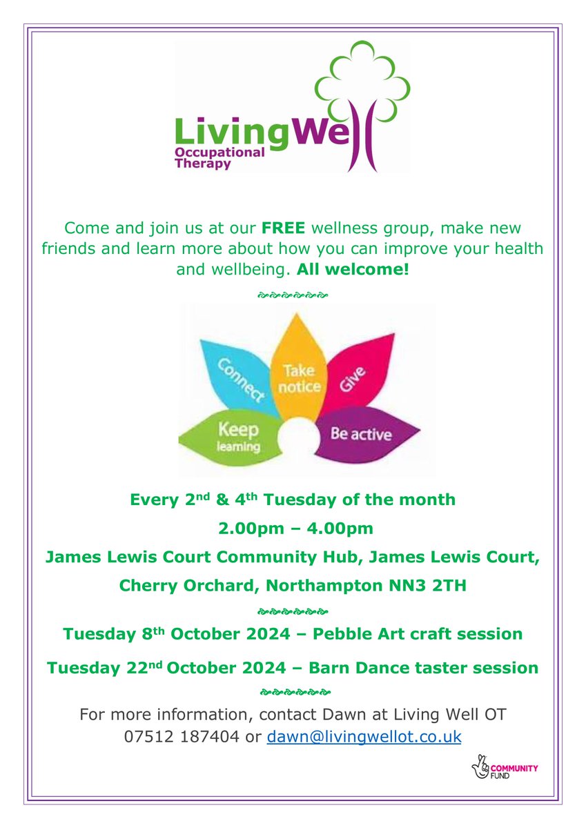 LivingwellOT's tweet image. Important info about our Wellbeing Group at Eden Close Community Hub. Water damage has left the hub unavailable until further notice. Thank you to Doug at @NPH_news for helping us relocate the group so quickly, which has enabled continued delivery
#partnershipgoals #thankyou
