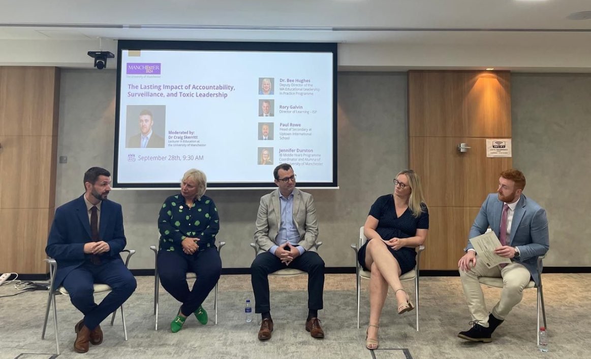 It was a great honour to deliver a keynote address and moderate a panel discussion with Dubai-based school leaders this past weekend. Many thanks to @Uom_ME for hosting us