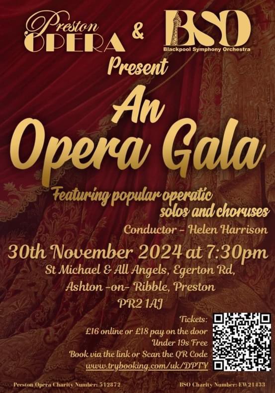 Rehearsals are now underway for our Opera Gala with Preston Opera.  Enjoy your favourite choruses and solo arias from opera with superlative soloists. 
Early booking of tickets advised. 
trybooking.com/uk/events/6338…