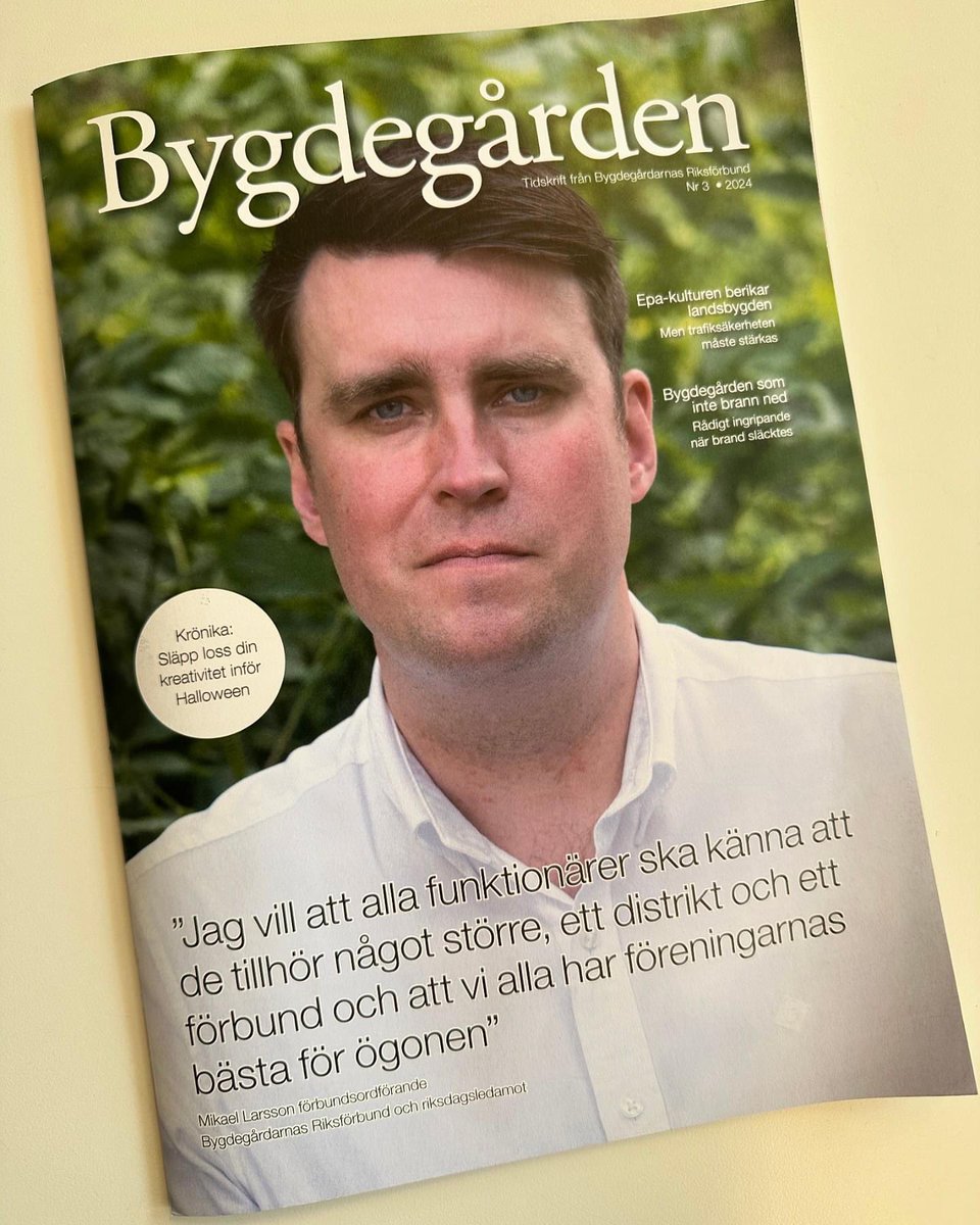 Vi fick frågan från Bygdegårdarnas Riksförbund om jag kunde skriva en inspirerande krönika inför halloween till deras tidning och temat ”Vi skrämmer Sverige” för barn och ungdomar. Idag damp en bilaga av tidningen ner i postlådan! Kul att få vara med och inspirera! 🧟‍♂️❤️