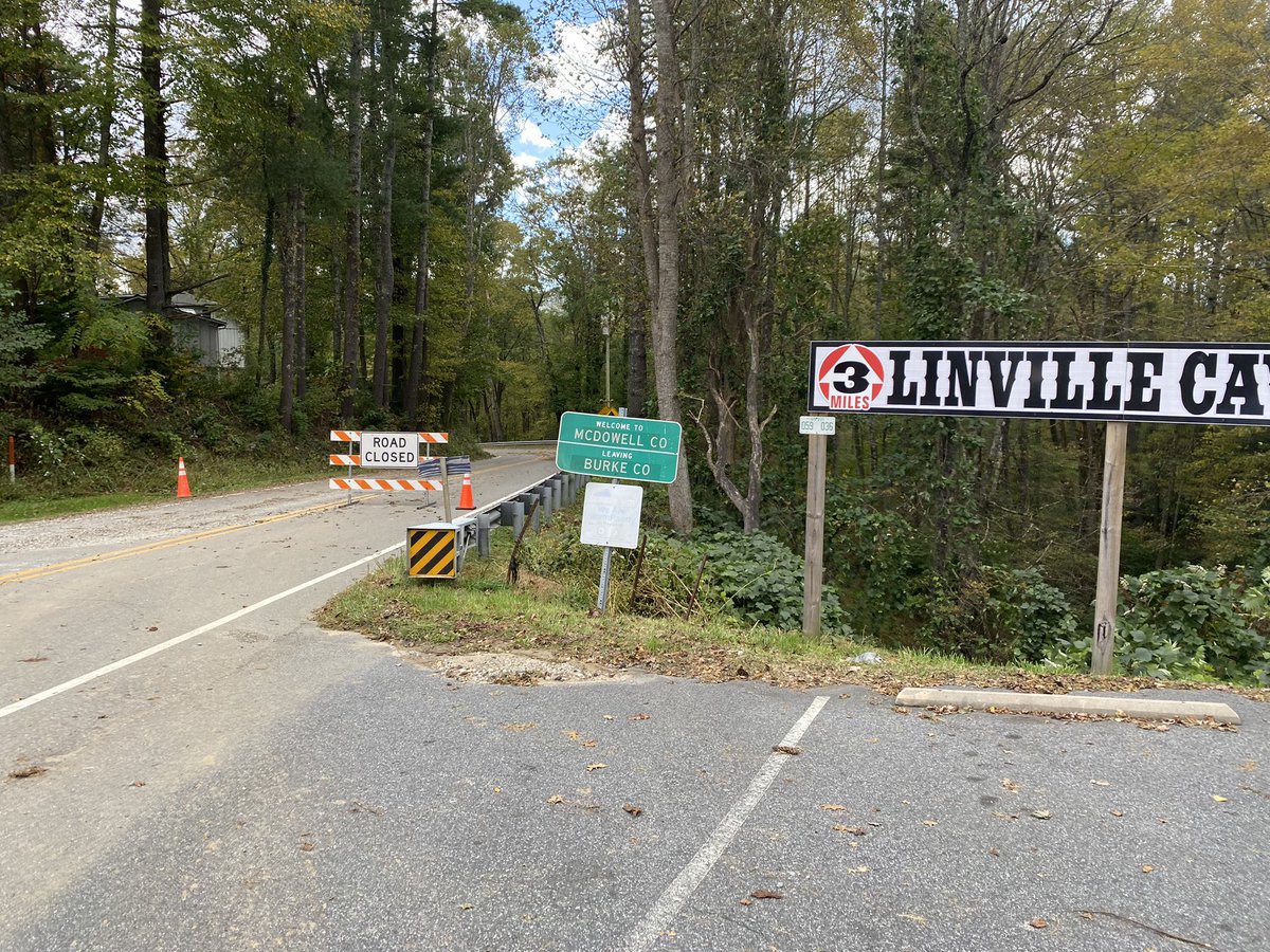 US-221 in Linville Falls 
This is such a dangerous area. People are taking the risk though to get through these spots, to get groceries.