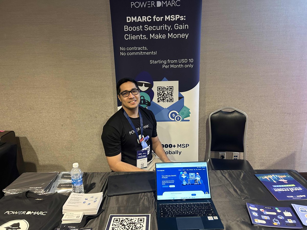 powerdmarc's tweet image. Day 1 at #ScaleCon2024 is off to a great start!🙌Meet our team at the PowerDMARC booth 13. Exclusive perks await!!🤩🚀

Organized by MSP Camp and The Tech Tribe.

#scalecon #lasvegas #expo #cybersecurity #event #meetus #dmarc #powerdmarc