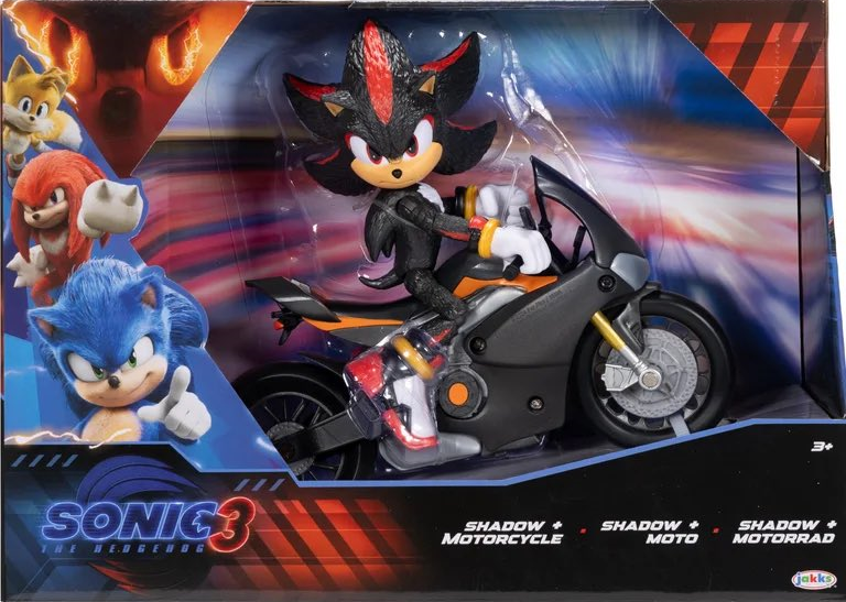 Jakks Pacific Sonic Movie 3 Shadow the Hedgehog on Motorcycle available at Walmart ($19.82):

sonic.frack.deals/3BsBfYF

Thanks <a href="/Sonic1News/">SonicMovieUpdates</a> for the link!