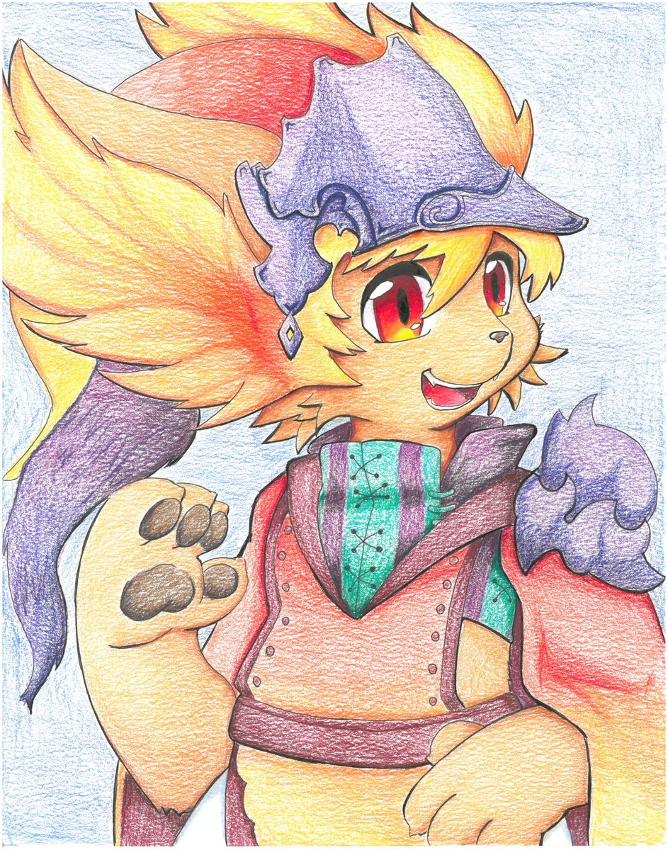 Roro the flame sprite fanart! #chainchronicle