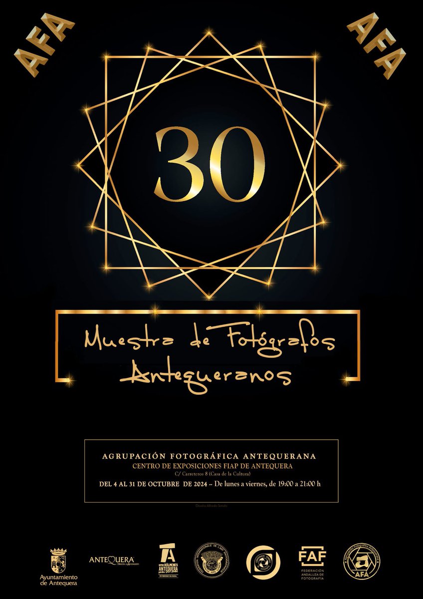 AFAAntequera's tweet photo. 30 Muestra de Fotógrafos Antequeranos @AFAAntequera @FAF_fotografia @CEFOTO_ES @AytoAntequera https://t.co/52lZyfKPW0