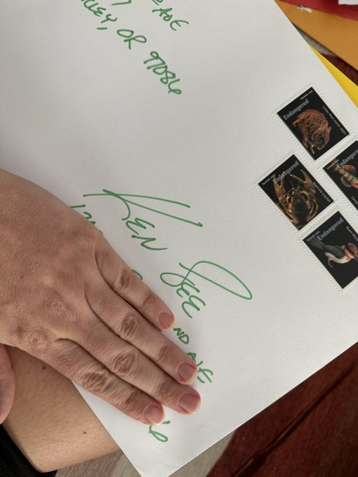 Whoever this guy is needs to stop sending me mail to send back to him sign photos. He sent me over 12