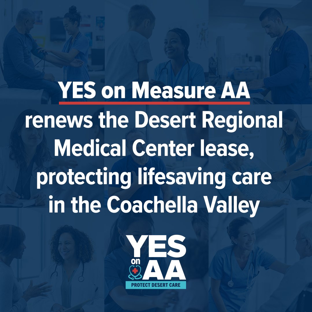 YesMeasureAA's tweet image. The future of healthcare in the Valley depends on Measure AA. By voting YES, we’re securing access to essential, life-saving medical services for years to come. Vote #YESonAA this November!