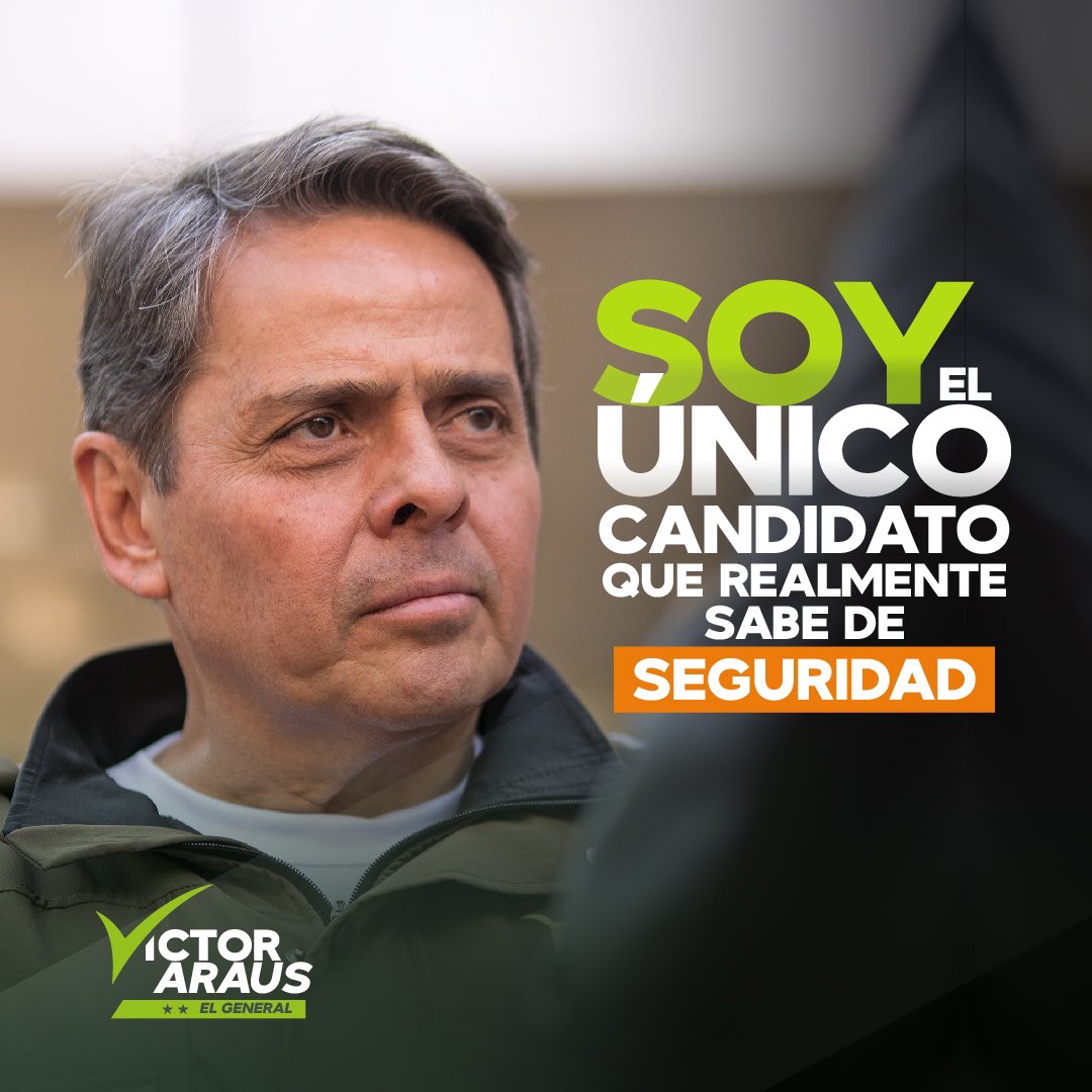 Se les acabó la fiesta. 🪖💪

¡MUY PRONTO la SEGURIDAD reinará en nuestro PAÍS!  
.
.
.
#ElGeneral #VictorAraus #UnCaminoSeguro