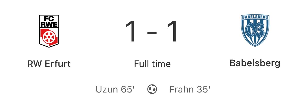 EastGermanFooty's tweet photo. In the midst of all the #UCL games we’ve had a game in an even bigger competition tonight 🤌🏻
And it finished a draw between surprising strugglers RWE and Babelsberg.
Erfurt do move into the top half, Nulldrei are 13th.
#RLNO #RWESVB https://t.co/ftqjBkK9Wv