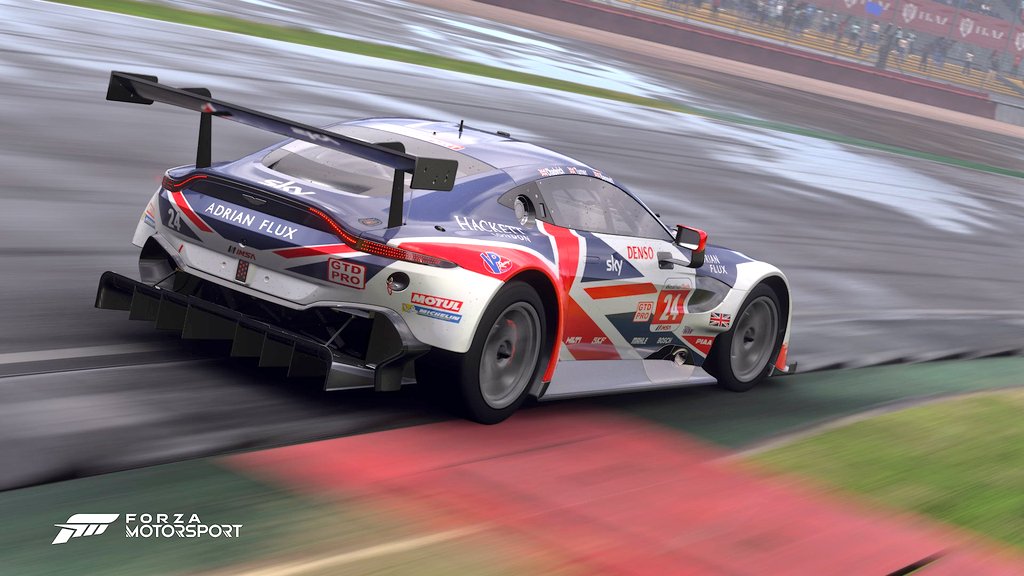 DDM Westie (@ddm_westie) on Twitter photo Paint shared for the Aston Martin V8 Vantage GT car in <a href="/ForzaMotorsport/">Forza Motorsport</a>.
British flag motif, perfect for the GT2 races at Brands which always seem to be in wet weather!
๐ธ <a href="/CharlieT_PhotoG/">Charlie Thompson</a> Paint shared for the Aston Martin V8 Vantage GT car in <a href="/ForzaMotorsport/">Forza Motorsport</a>.
British flag motif, perfect for the GT2 races at Brands which always seem to be in wet weather!
๐ธ <a href="/CharlieT_PhotoG/">Charlie Thompson</a>
