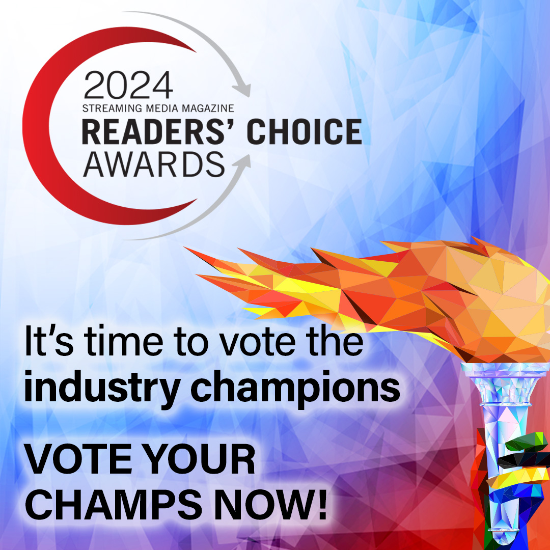 streamingmedia's tweet image. What is the best Corporate Video/Enterprise Video Content Management Platform of 2024? Vote for your favorite today! #StreamingRCA  @TeamAteliere @DaletTechnology @EnghouseVideo @MediaPlatform #Muxi @Telestream @VbrickSystems @viewlift @Vimeo streamingmedia.com/readers-choice