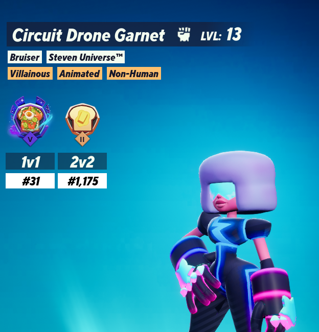 Got #GARNET to masters today in #MultiVersus ! We ended up with a 95% winrate! Garnet buffs are very very apparent and she seems to be a very strong character but still with some glaring weaknesses. Healthy character IMO <a href="/AJAX_HQ/">AJAX</a> <a href="/multiversus/">MultiVersus</a>