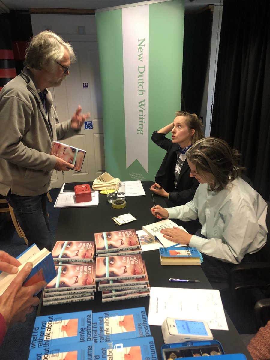Modern Culture (@modern_cult) on Twitter photo Lovely event today with Jente Posthuma and Fien Veldman <a href="/WigtownBookFest/">WigtownBookFestival</a> and great to see new readers for their books <a href="/ScribeUKbooks/">Scribe UK</a> <a href="/HoZ_Books/">Head of Zeus</a> #newdutchwriting Lovely event today with Jente Posthuma and Fien Veldman <a href="/WigtownBookFest/">WigtownBookFestival</a> and great to see new readers for their books <a href="/ScribeUKbooks/">Scribe UK</a> <a href="/HoZ_Books/">Head of Zeus</a> #newdutchwriting