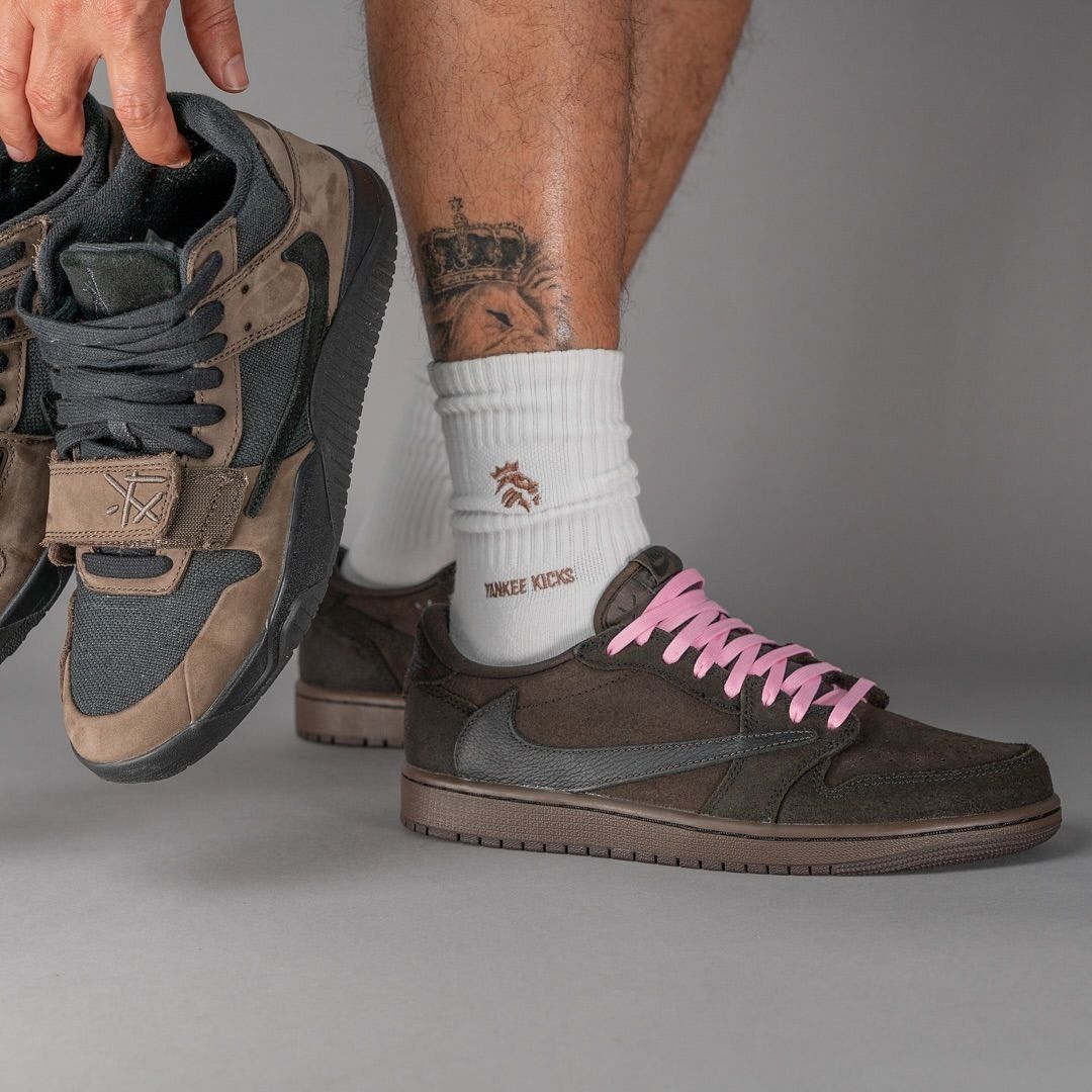 scott low jordan brown pink laces