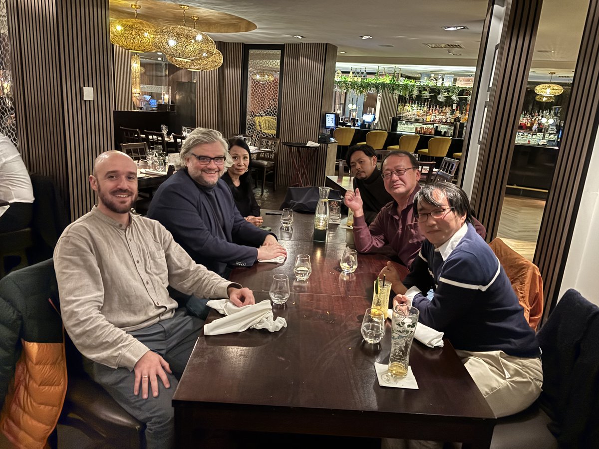 yasukata5's tweet photo. This week, we visited AIPT, Aston Univ., UK, and enjoyed a joint seminar and toured their lab. They are conducting research that aligns closely with ours, particularly in the area of optical combs. We have high hopes for future collaboration.
#AIPT #opticalcomb https://t.co/pc9ZgkjNy4