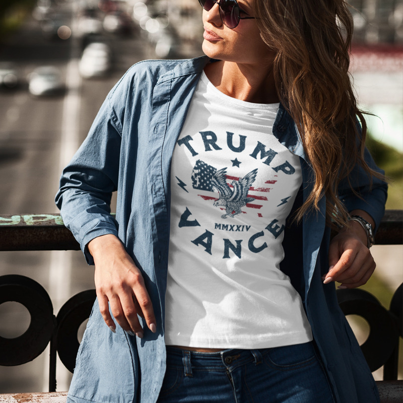 🇺🇸 Put America First!
💯 We have the best chance with Trump &amp; Vance.

✅ Wear it Proudly here: rockpapersizzle.shop/pages/trump-to…