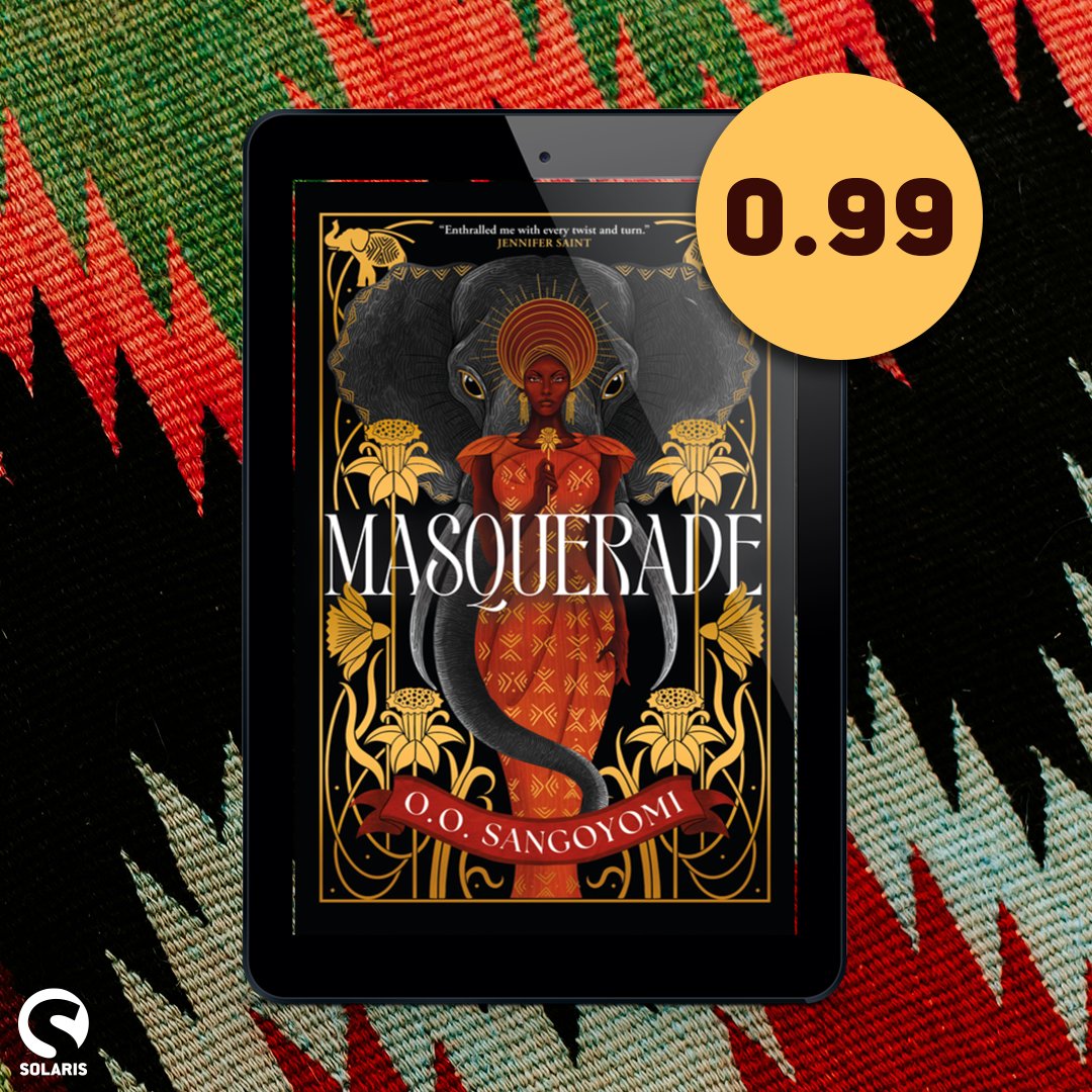 We're celebrating the UK's #blackhistorymonth with an eBook sale! Until 11:59pm BST on 9th October, you can grab <a href="/OOSangoyomi/">O.O. Sangoyomi</a>'s MASQUERADE for just 0.99 exclusively on our website. 

Shop the sale: geni.us/Solarissale

*available to UK/BC readers only.