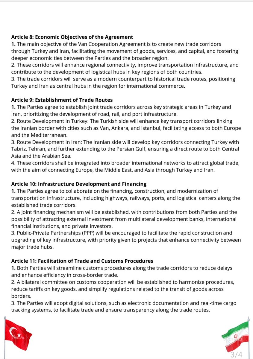 OmnesEduIran's tweet photo. The Islamic Republic of Iran is proud to announce the strengthening of its relations with the Republic of Türkiye @turkeysimb24. This is reflected in a economic and security agreement, signed by our representatives today in Türkiye. (1/2) #omnessimb24 https://t.co/EA8CbyPRSK
