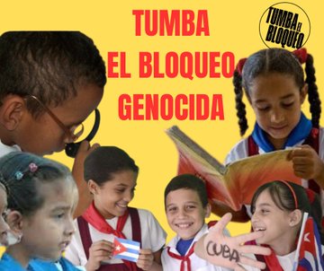 No más bloqueo #TumbaElBloqueo #CubaMined