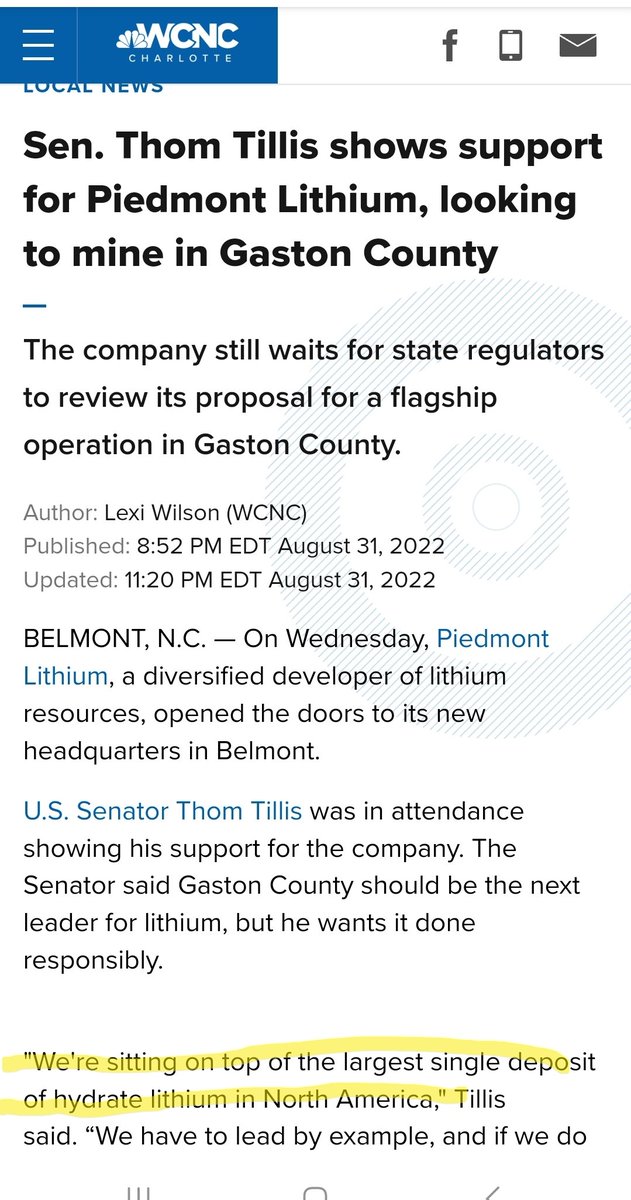 Red_Pill_US's tweet photo. Addendum: Perhaps not the largest lithium deposit in the world, but arguably the largest in North America. https://t.co/DbCluDKo7m