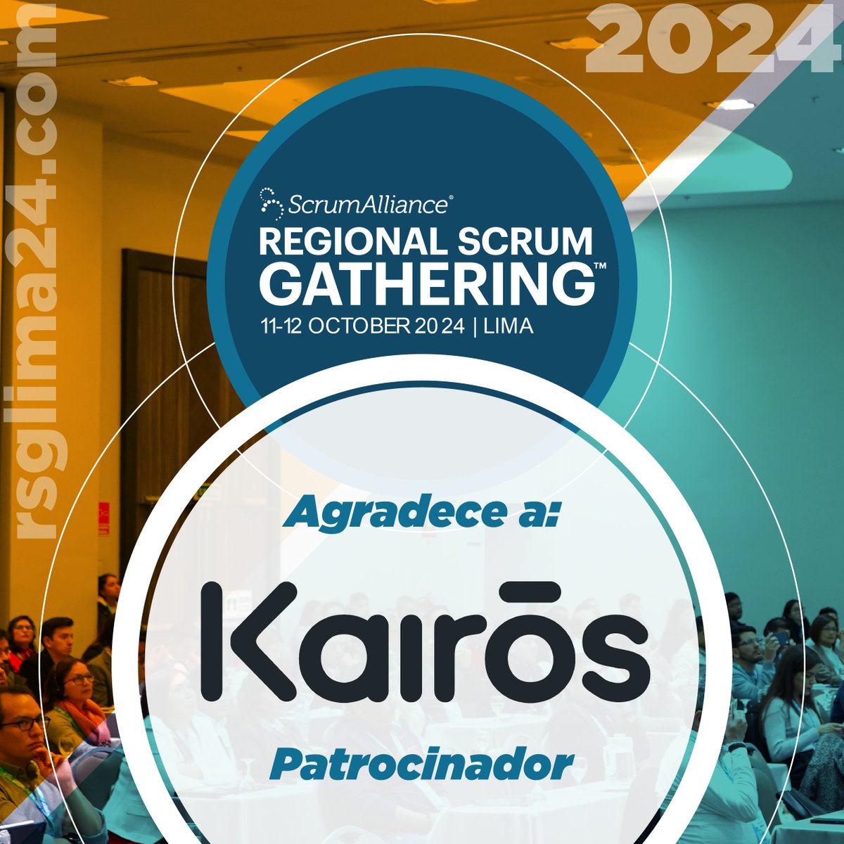¡Estamos emocionados de agradecer a <a href="/kairos_ds/">@kairos_ds</a>  por hacer posible el #RSGLIMA2024!

Te invitamos a ser parte de este gran evento los próximos 11 y 12 de octubre en el <a href="/hotelmelialima/">Melia Lima</a>, donde viviremos dos días inolvidables llenos de agilidad y aprendizaje

rsglima24.com