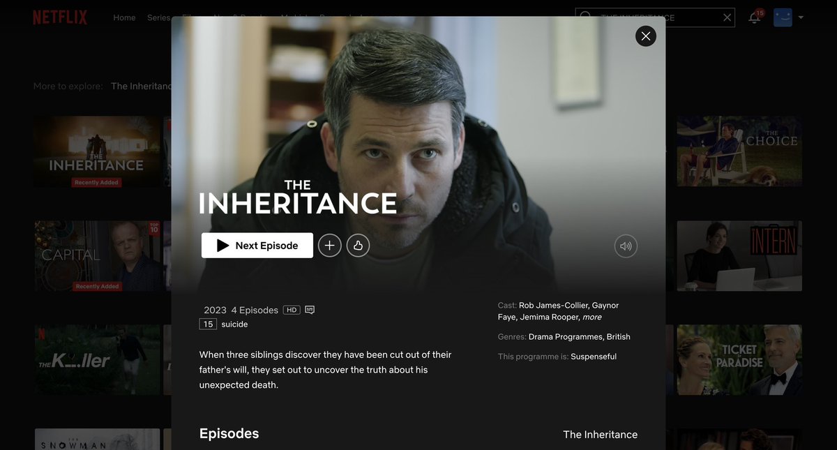 #TheInheritance now on <a href="/NetflixUK/">Netflix UK & Ireland</a> ❤️ Stream all episodes now. #Netflix