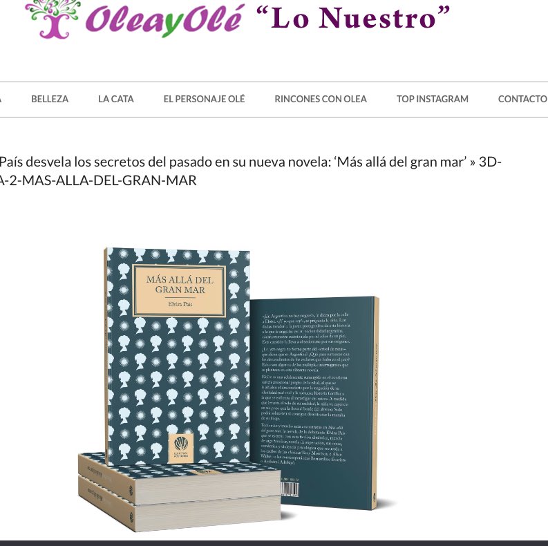 Agradecida por los apoyos en la PRENSA de mi primer libro: #MasAllaDelGranMar que ya está en su segunda edición🌷