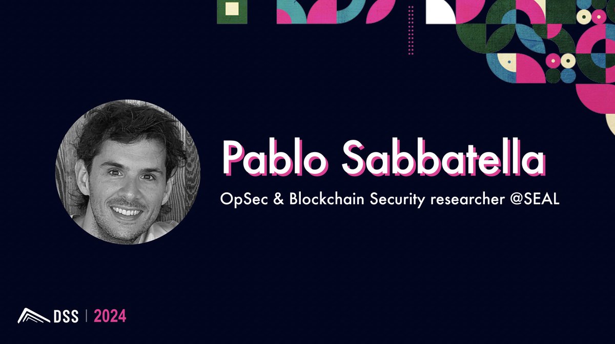 80% of recent losses in Web3 came from hacking people, not smart contracts

Excited to have <a href="/PabloSabbatella/">pablito.eth 🦇🔊 ♢</a> , OpSec &amp; Blockchain Security researcher <a href="/_SEAL_Org/">Security Alliance</a> , speaking at DSS 2024!

In his talk "Professionals hack people, not systems", Pablo will walk you through real cases