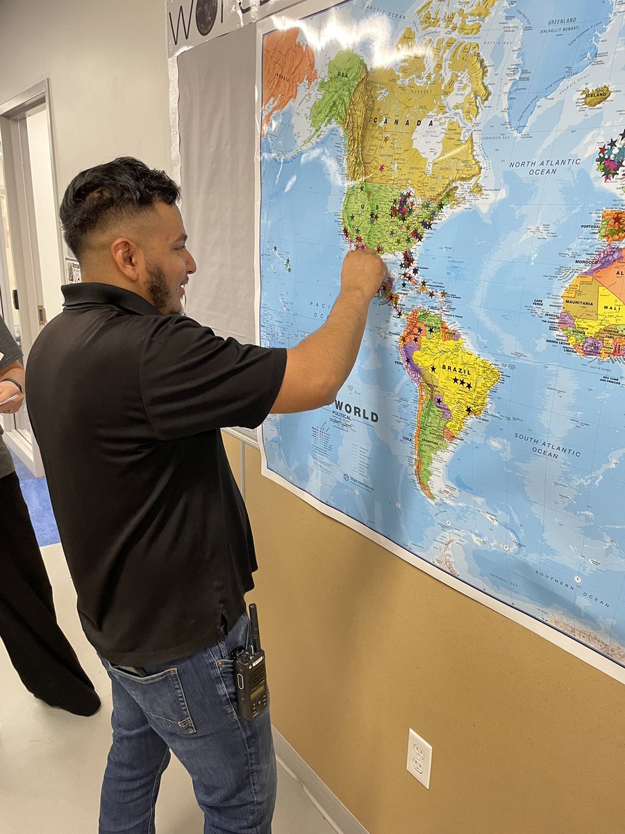 Today we celebrated our first Worldwide Wednesday at Seth Paine. Staff and students placed stars on a world map showing connections we have across the globe. Dragons are VERY diverse! Oh, and we also celebrated Mr. Ricky on National Custodians Day. He’s the best!

#Empower95