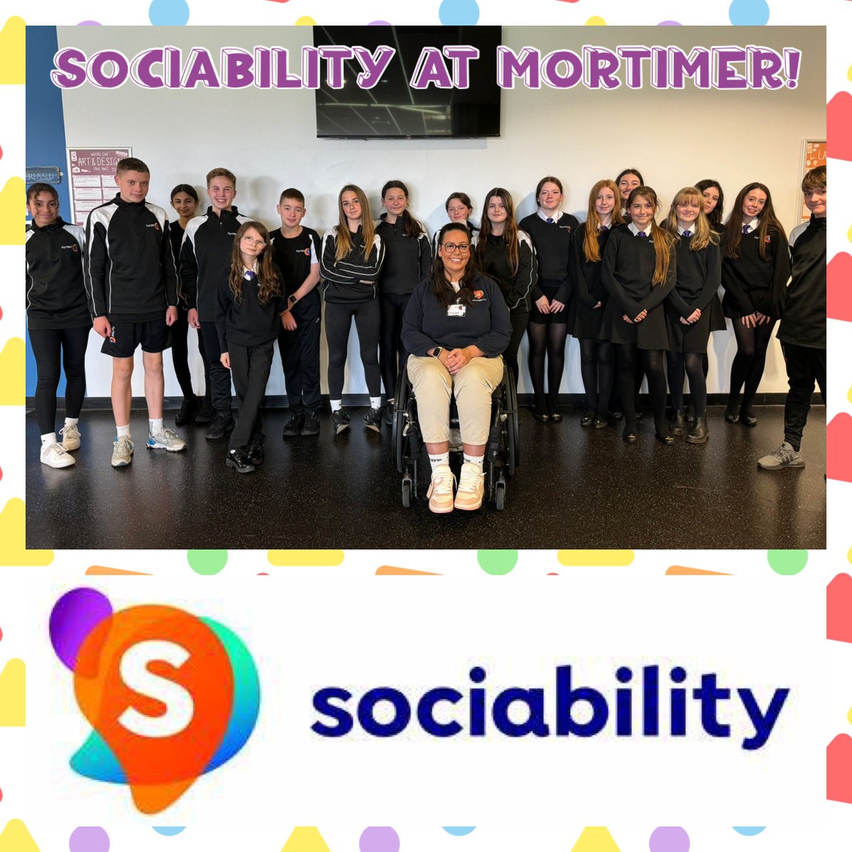 Mortimer (@mortimercc) on Twitter photo 💜🧡 SOCIABILITY AT MORTIMER! 🧡💜
💜 A huge THANK YOU to Jennie Berry from <a href="/sociabilityapp/">Sociability</a> who visited Mortimer today! 💜
🗣️Jennie worked with our Student Voice representatives, and staff, to help us learn about how we can make Mortimer more accessible for all! 🗣️ 💜🧡 SOCIABILITY AT MORTIMER! 🧡💜
💜 A huge THANK YOU to Jennie Berry from <a href="/sociabilityapp/">Sociability</a> who visited Mortimer today! 💜
🗣️Jennie worked with our Student Voice representatives, and staff, to help us learn about how we can make Mortimer more accessible for all! 🗣️