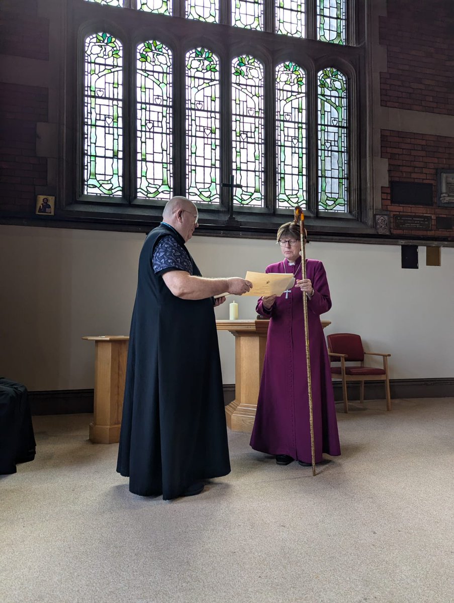 BartsChaplaincy's tweet photo. "Excited to welcome our newest chaplain, now officially licensed to serve as a hospital chaplain in our multi-faith chaplaincy team  Looking forward to the compassionate care and support they’ll bring to our staff and patients! #HospitalChaplaincy #CompassionInCare https://t.co/2O013Os6XU