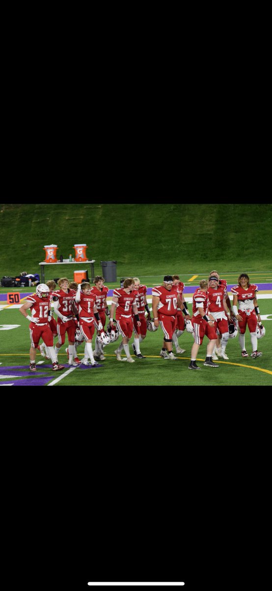 Off to a good start 3-2. Got our first conference win. Currently 3rd in class B for rushing with 558 yards and 5 touchdowns, 113 receiving and 1 touchdown. Proud of the team, let’s finish strong!