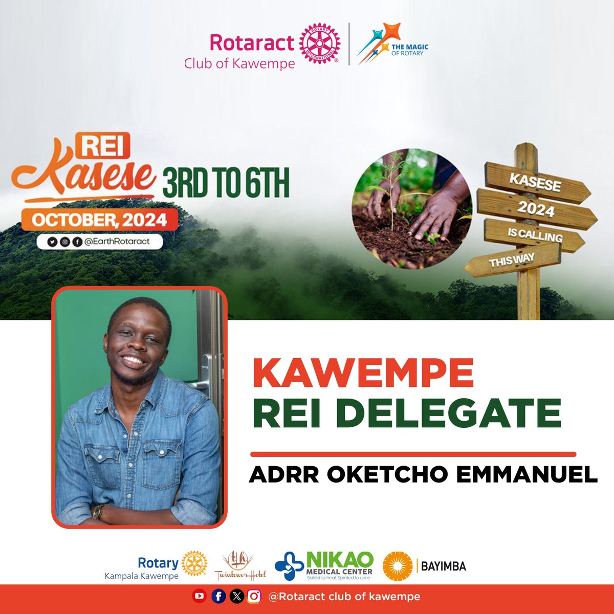 OketchoEmmanue7's tweet photo. I think nature's imagination is so much greater than man's, she's never going to let us relax. Am excited to be attending #REIKasese Edition tomorrow representing @RctKawempe #Rotaract #Rotary https://t.co/B83zNinNrN