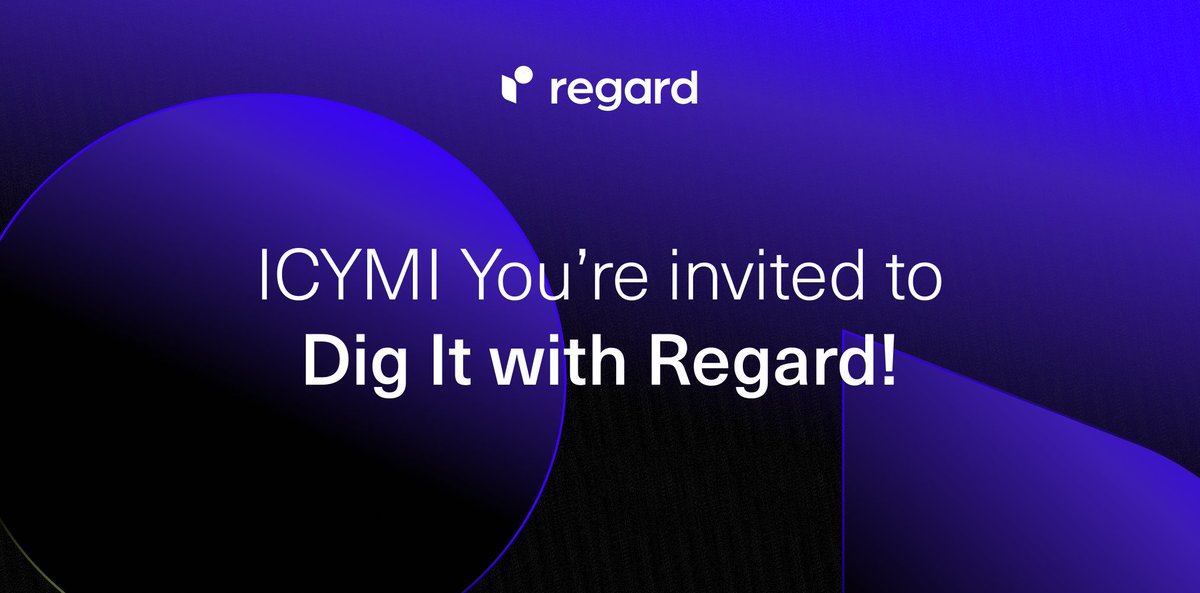 ICYMI
We're kicking off <a href="/HLTHEVENT/">HLTH</a> with Dig It With Regard and spots are filling up fast! 

Don't miss your chance to connect with healthcare leaders and fellow innovators while bulldozing your stress away! 

➡️ RSVP today &amp; snag your spot! regard.com/dig-it-with-re…