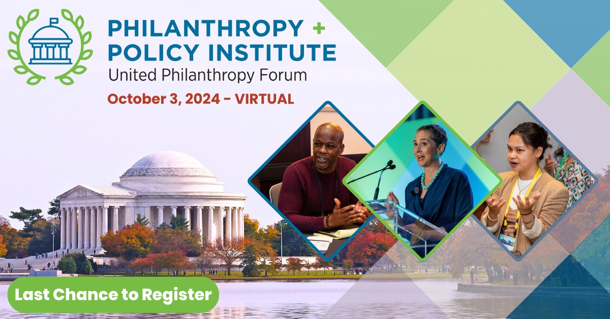 📢 It's almost here! 📢 The 2024 Philanthropy + Policy Institute kicks off tomorrow! Get ready for an action-packed day of advocacy insights and expert advice designed to prepare sector advocates for a crucial time for advocacy efforts. Register today at bit.ly/Policy-Institu…!