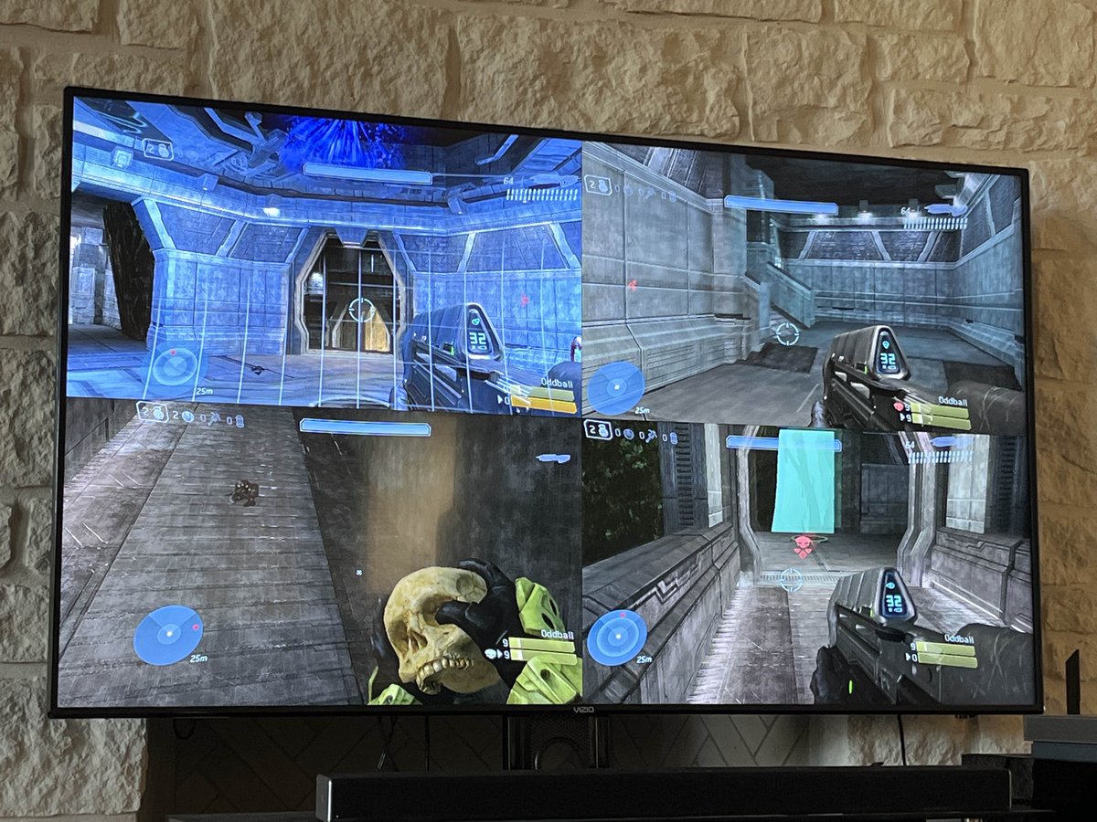 OperatorDrewski's tweet image. Am back!

Spent the last 5 days playing splitscreen Halo, night hog hunting, and shootin .50 cals.