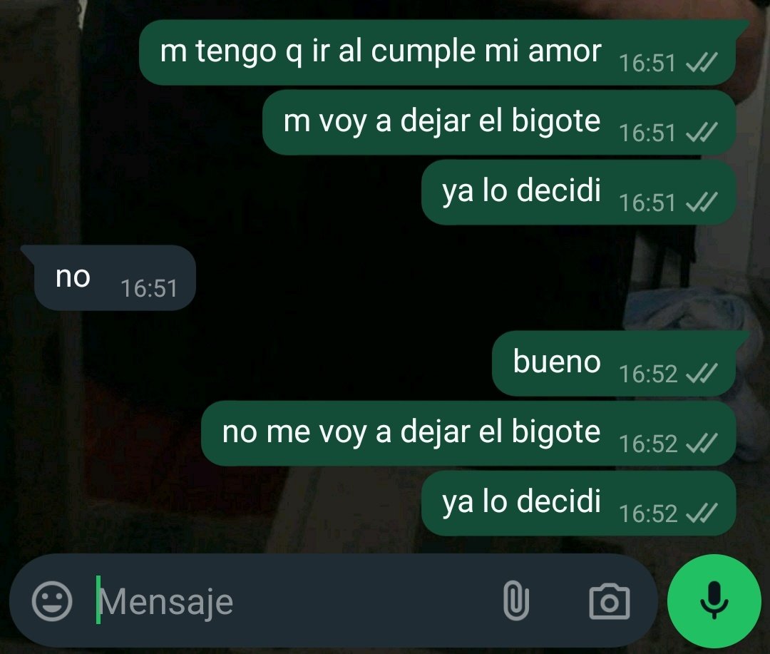 al final el secreto para las relaciones duraderas es hacerle caso a tu novia