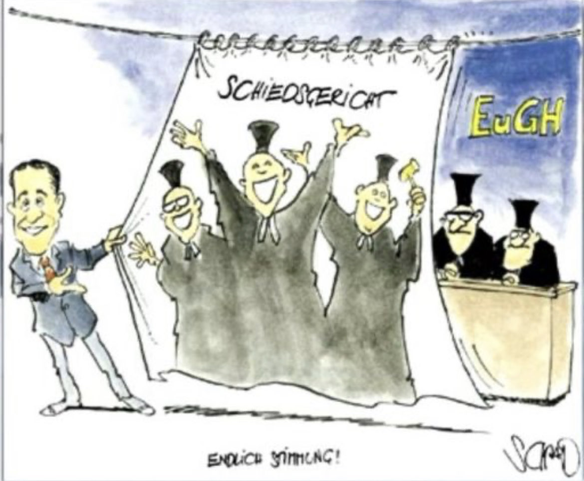 hjbertschi's tweet photo. 🇪🇺- 🇨🇭: Immer wieder schön anzusehen, weil absolut zutreffend

Karikatur von Felix #Schaad im Tages-Anzeiger vom 6.3.2018. Geändert hat sich seither nichts, ausser dass der Bundesrat dem unsäglichen #CommonUnderstanding zugestimmt hat. Ein Musterbeispiel von #Kabinettspolitik. https://t.co/ryBAmrL2BJ