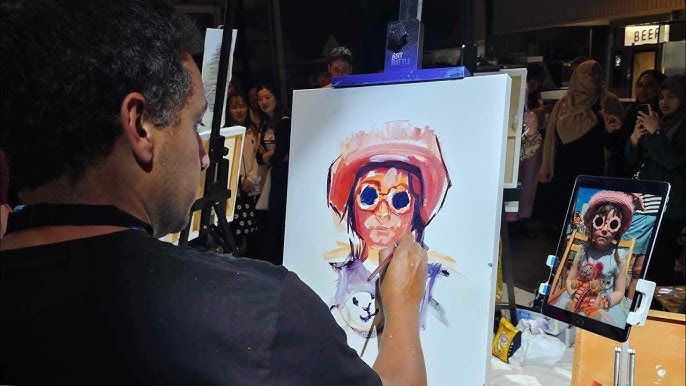 daz_bLazem's tweet photo. TONIGHT!!! its Auckland Art Battle! AB2833 – Auckland New Lynn Thursday October 3rd - secure your free ticket now! Cant make the event but want to see the art unfold in real time? Catch the live stream on the official Art Battle YouTube page https://t.co/32Q66JQLgr https://t.co/XNvp4QlD5v